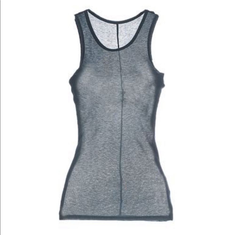Fine Collection modal/cashmere tank top